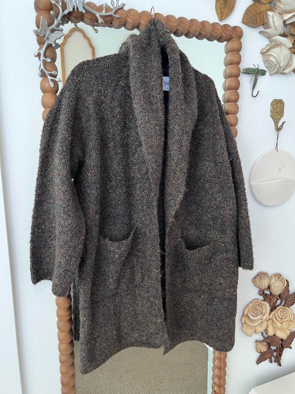 Stitches + Stripes NWT Speckled Longline Cardigan Sweater Small